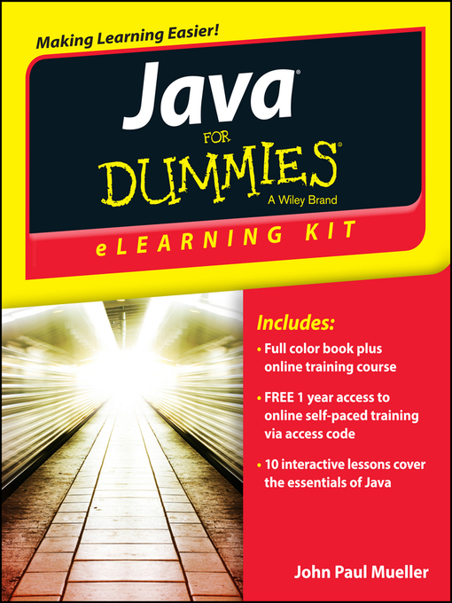 Title details for Java eLearning Kit For Dummies by John Paul Mueller - Available